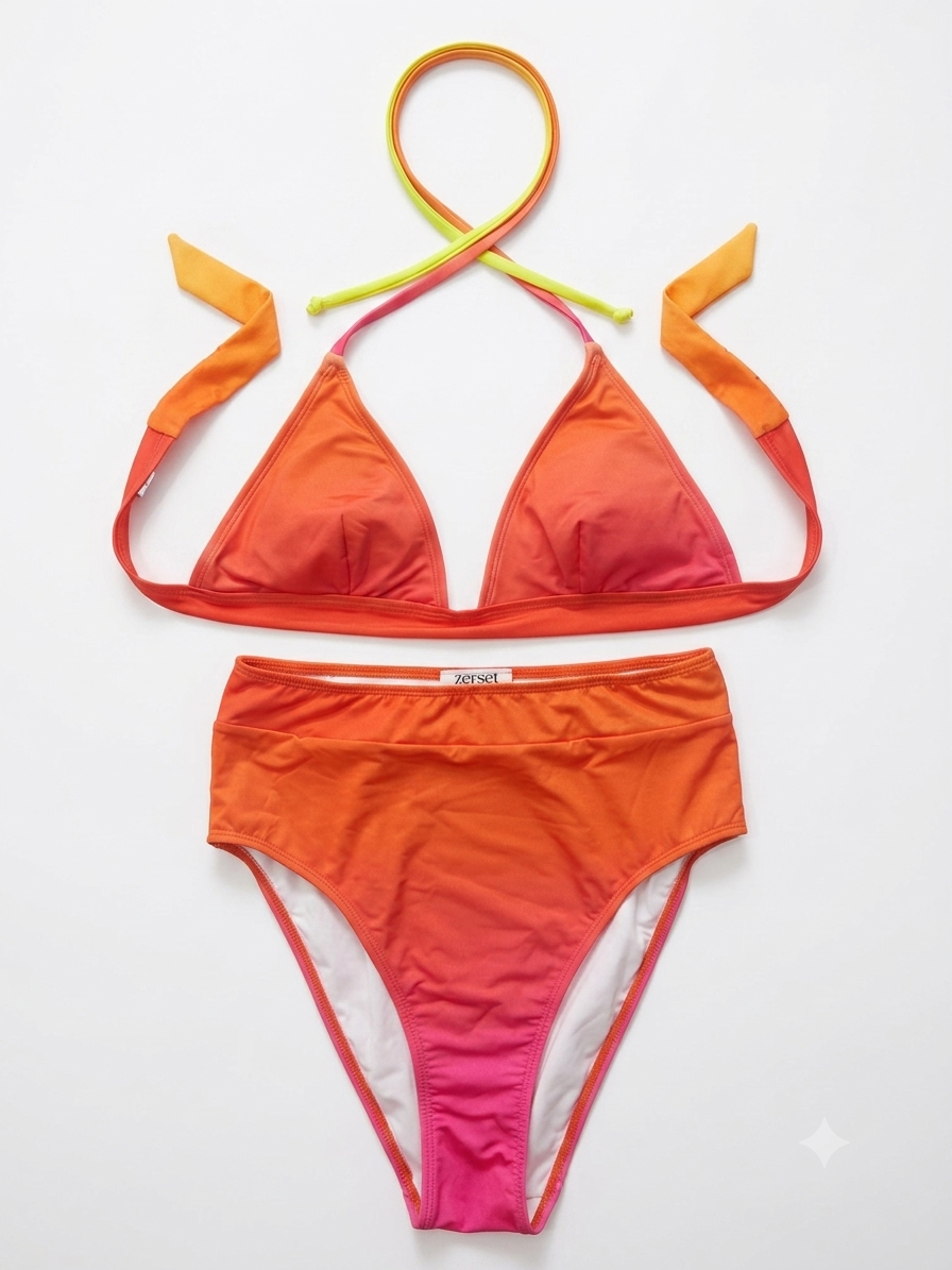 Gradient color bikini