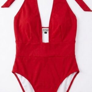 Red swimsuit