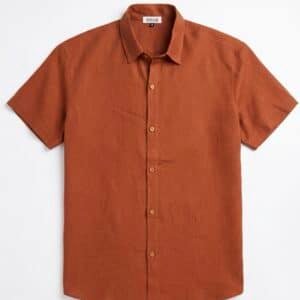 Orange oversized shirt