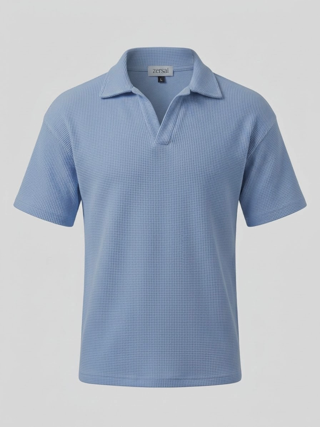 Blue classic polo